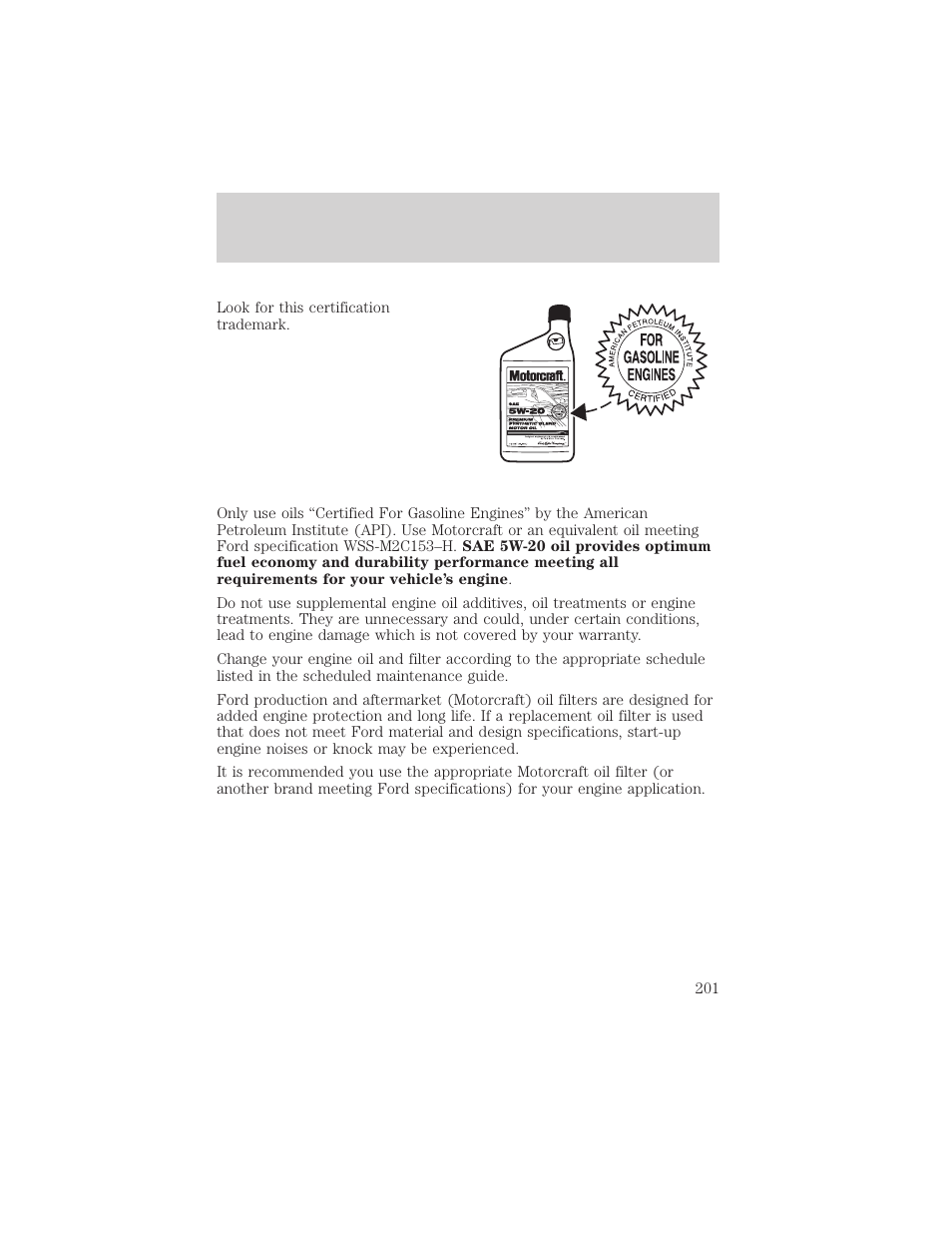 Maintenance and specifications | FORD 2003 Crown Victoria v.2 User Manual | Page 201 / 248