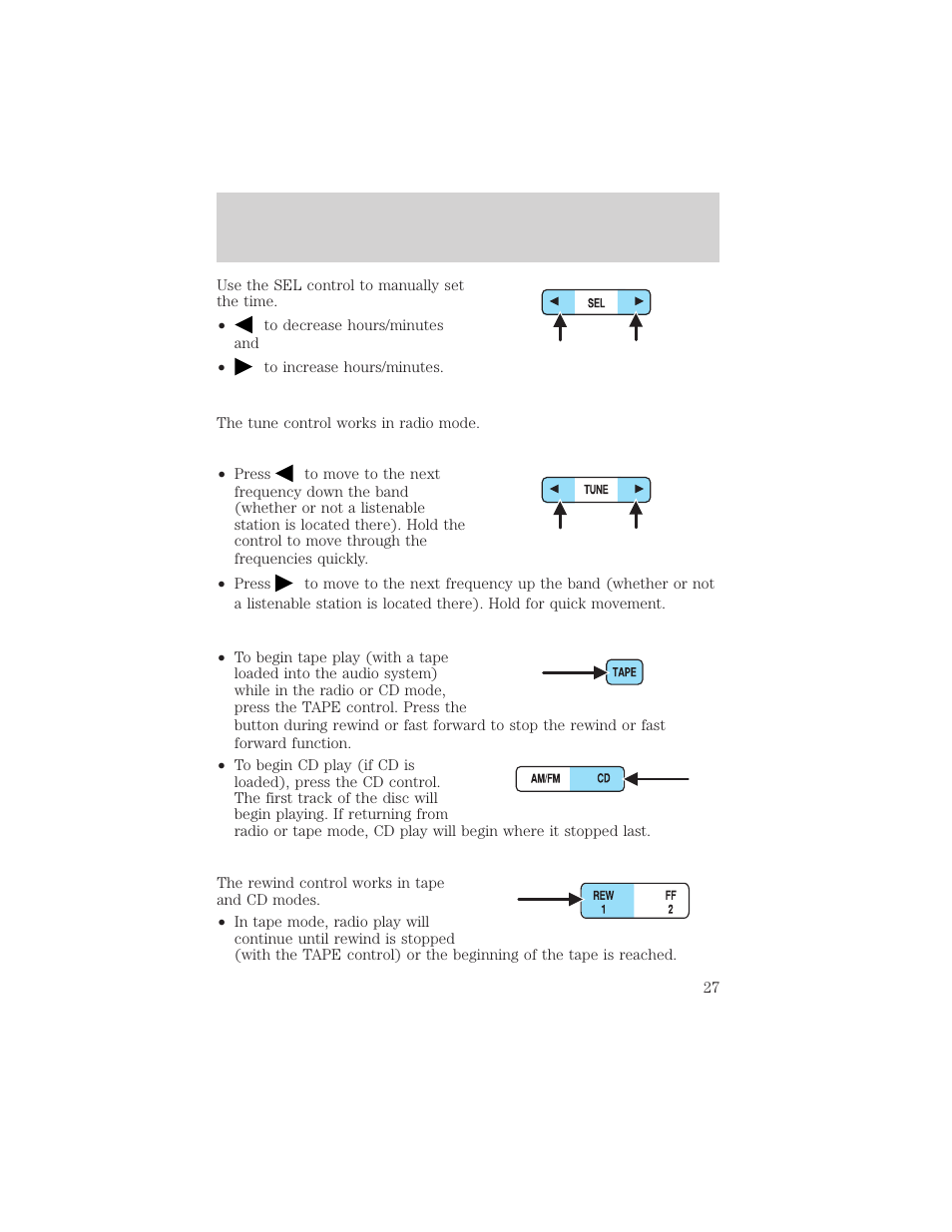 Entertainment systems | FORD 2003 Crown Victoria v.2 User Manual | Page 27 / 248