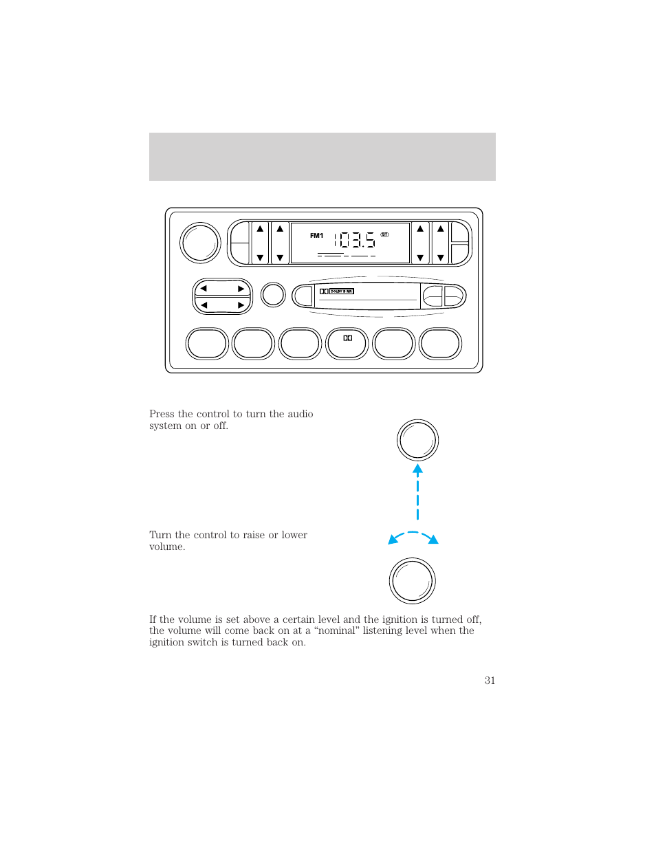 Entertainment systems | FORD 2003 Crown Victoria v.2 User Manual | Page 31 / 248