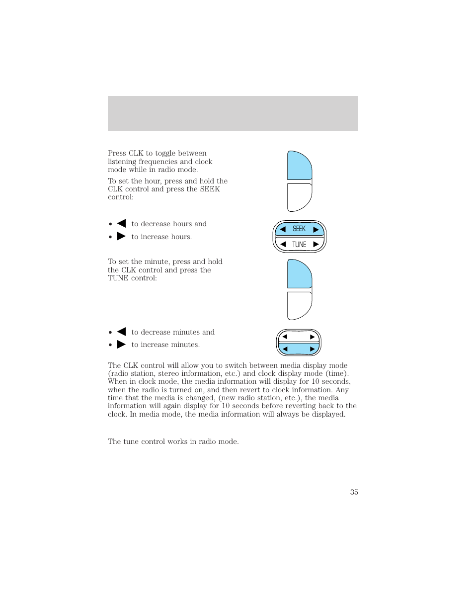 Entertainment systems | FORD 2003 Crown Victoria v.2 User Manual | Page 35 / 248