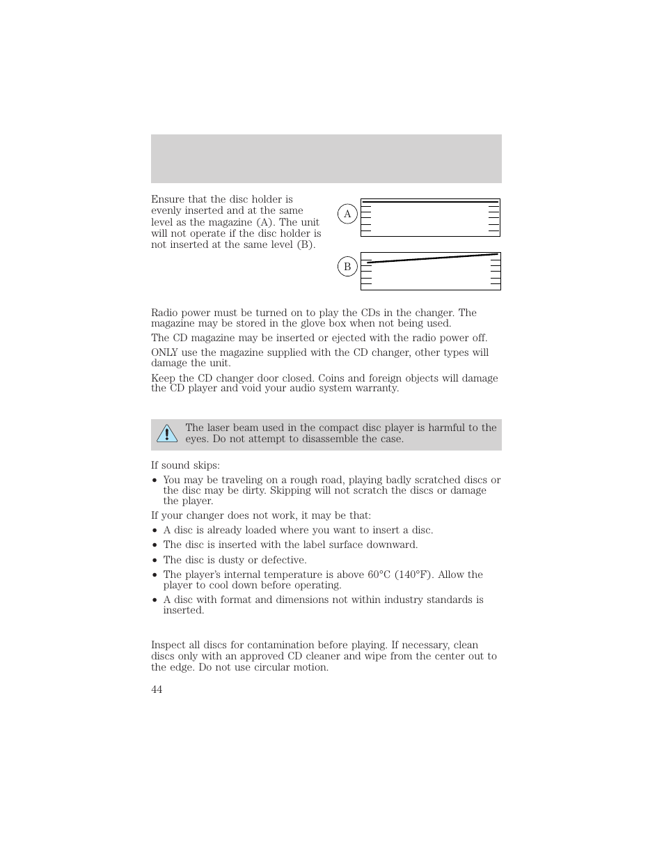 Entertainment systems | FORD 2003 Crown Victoria v.2 User Manual | Page 44 / 248