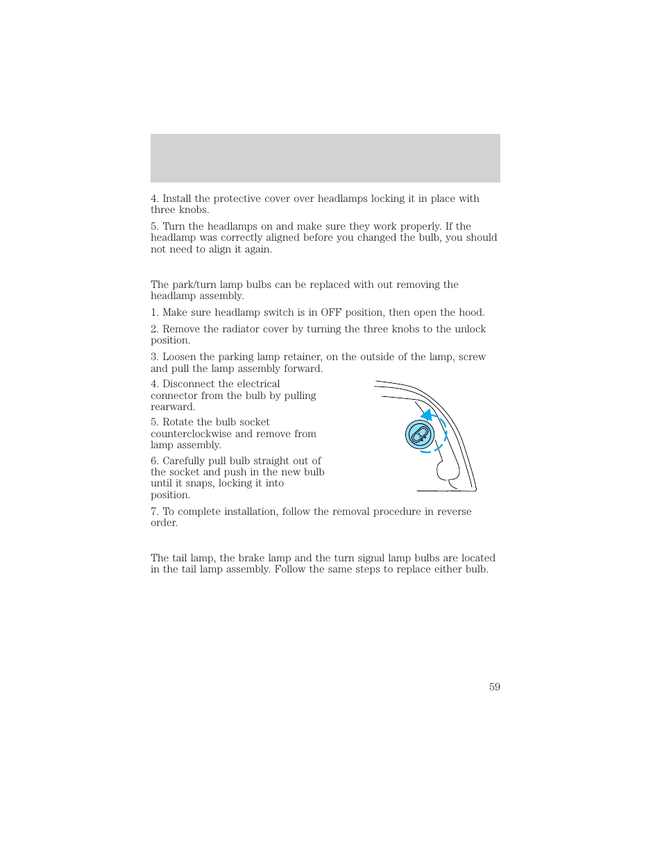 Lights | FORD 2003 Crown Victoria v.2 User Manual | Page 59 / 248