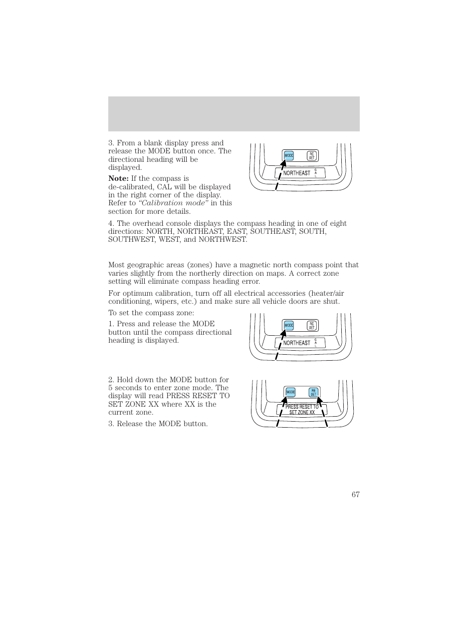 Driver controls | FORD 2003 Crown Victoria v.2 User Manual | Page 67 / 248