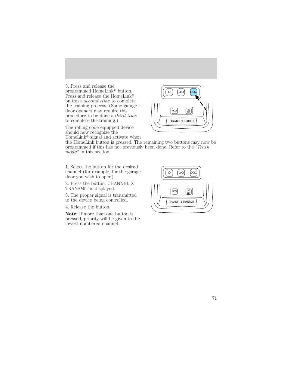 Driver controls | FORD 2003 Crown Victoria v.2 User Manual | Page 71 / 248