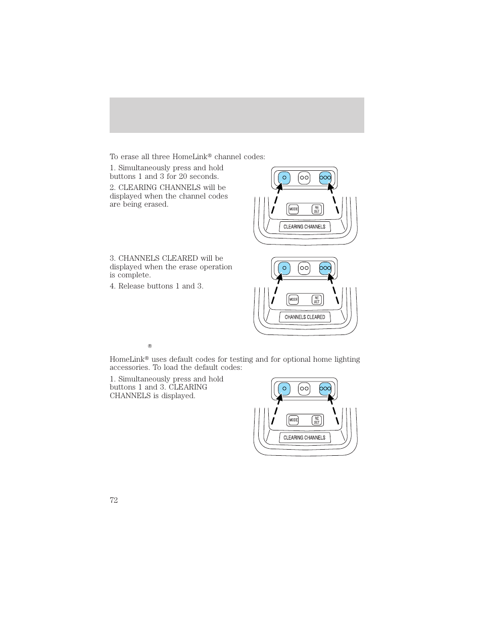 Driver controls | FORD 2003 Crown Victoria v.2 User Manual | Page 72 / 248