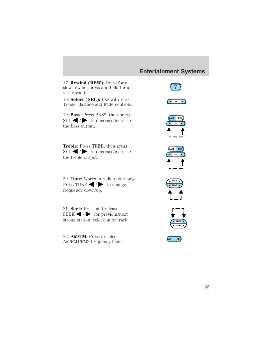 Entertainment systems | FORD 2003 E-550 v.1 User Manual | Page 23 / 232