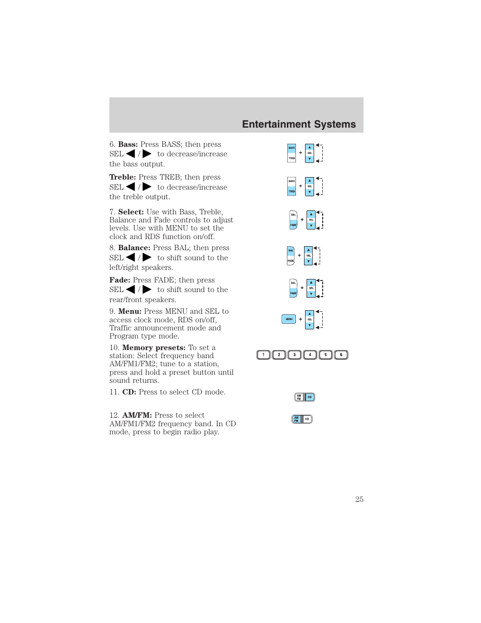 Entertainment systems | FORD 2003 E-550 v.1 User Manual | Page 25 / 232