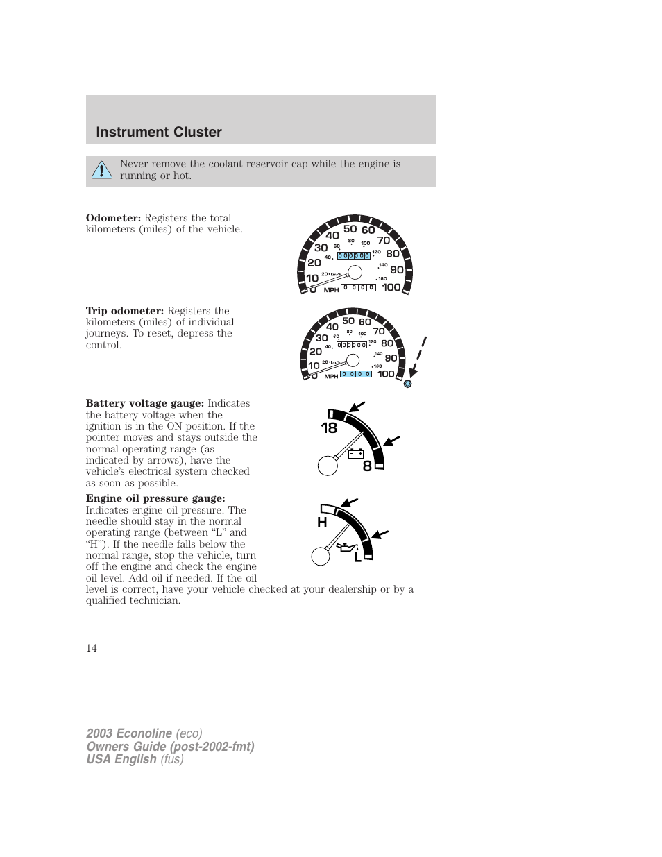 FORD 2003 E-550 v.2 User Manual | Page 14 / 232