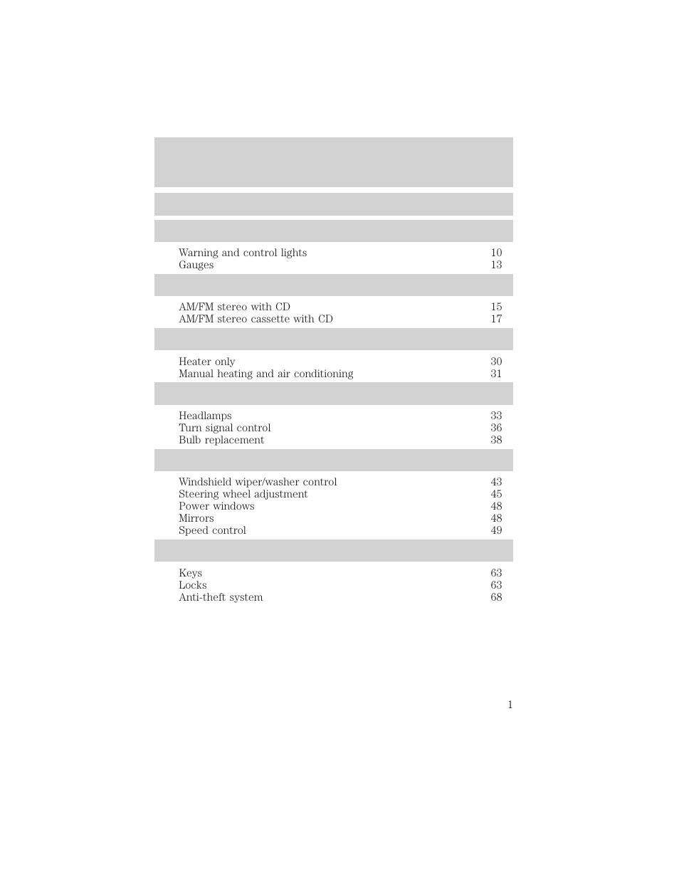 FORD 2003 Escape v.2 User Manual | 240 pages