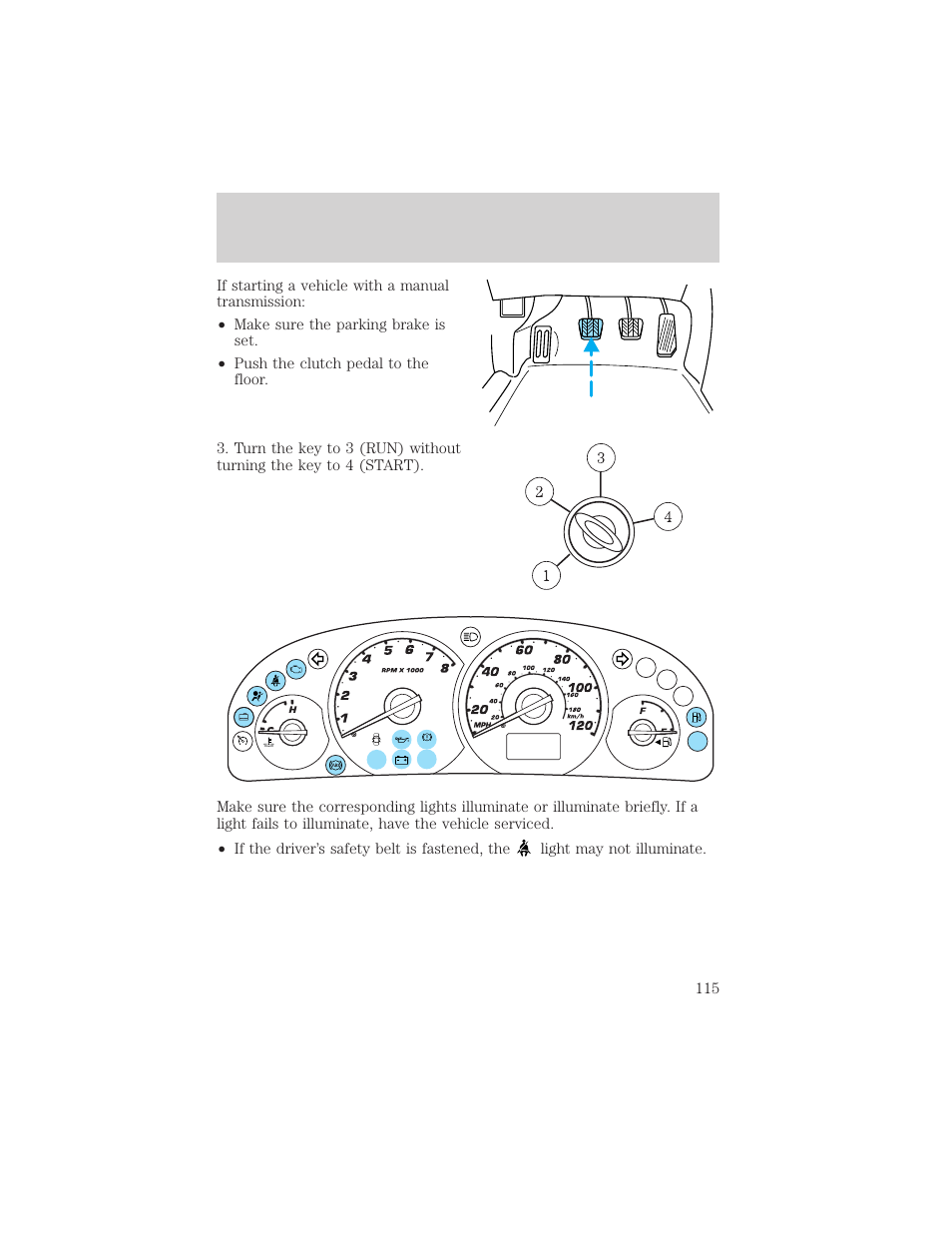 Driving | FORD 2003 Escape v.2 User Manual | Page 115 / 240