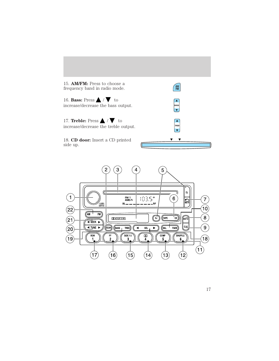 Entertainment systems | FORD 2003 Escape v.2 User Manual | Page 17 / 240