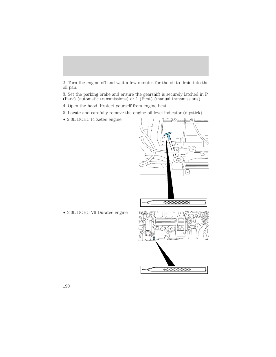 Maintenance and specifications | FORD 2003 Escape v.2 User Manual | Page 190 / 240