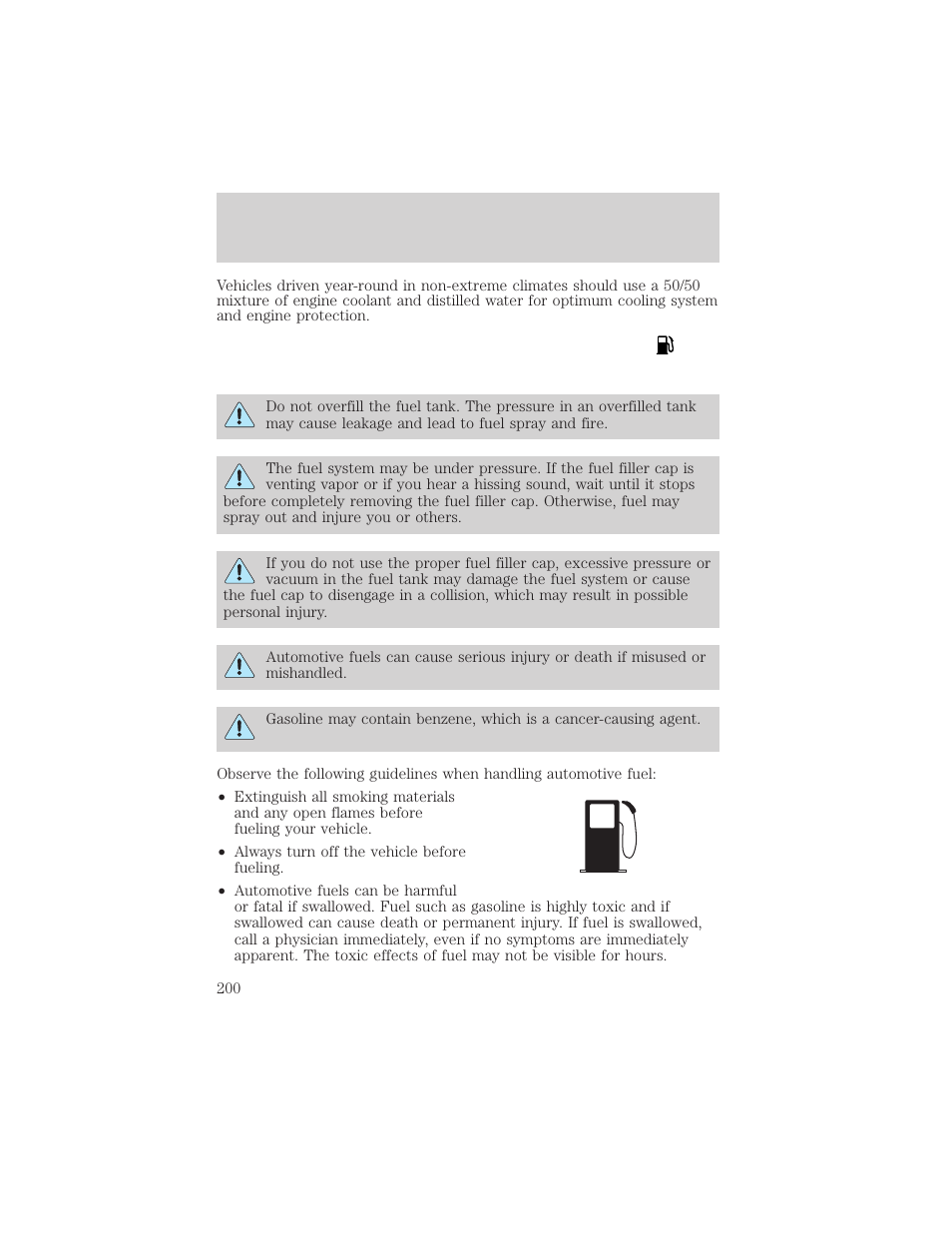 Maintenance and specifications | FORD 2003 Escape v.2 User Manual | Page 200 / 240