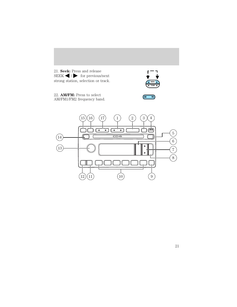 Entertainment systems | FORD 2003 Escape v.2 User Manual | Page 21 / 240