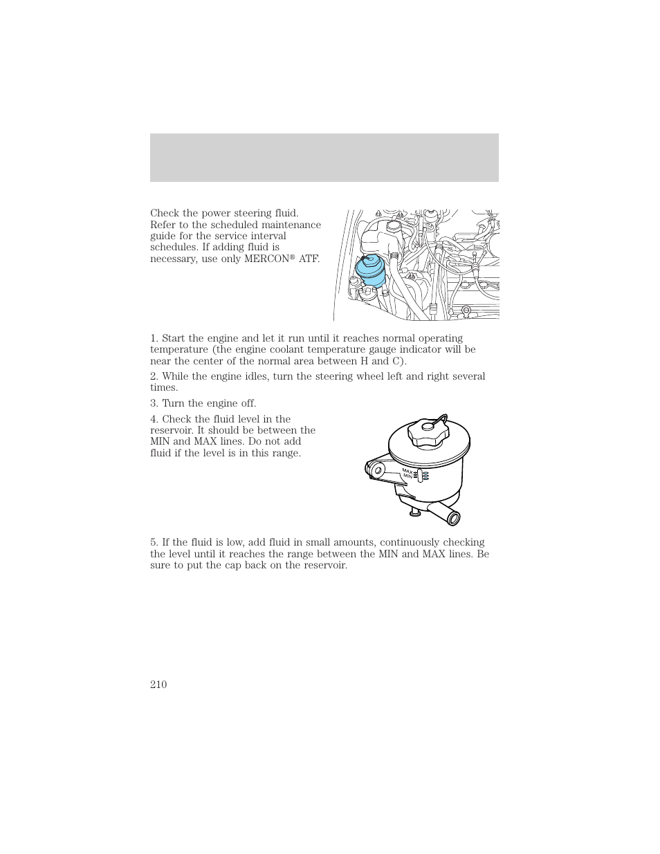 Maintenance and specifications | FORD 2003 Escape v.2 User Manual | Page 210 / 240