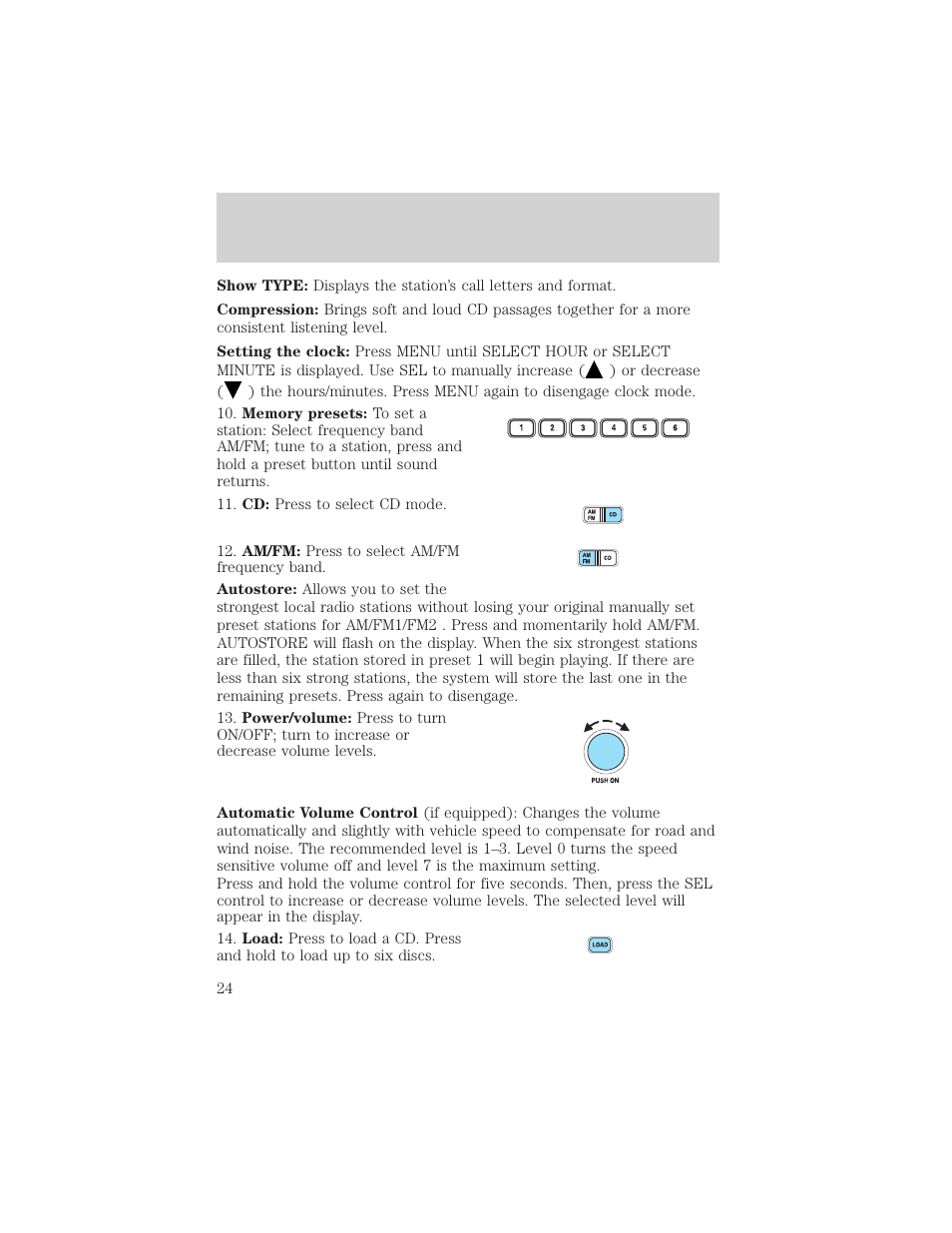 Entertainment systems | FORD 2003 Escape v.2 User Manual | Page 24 / 240