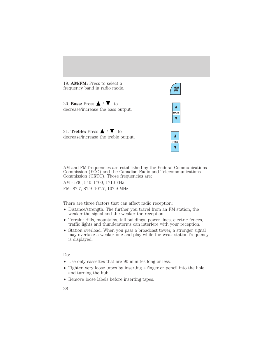 Entertainment systems | FORD 2003 Escape v.2 User Manual | Page 28 / 240