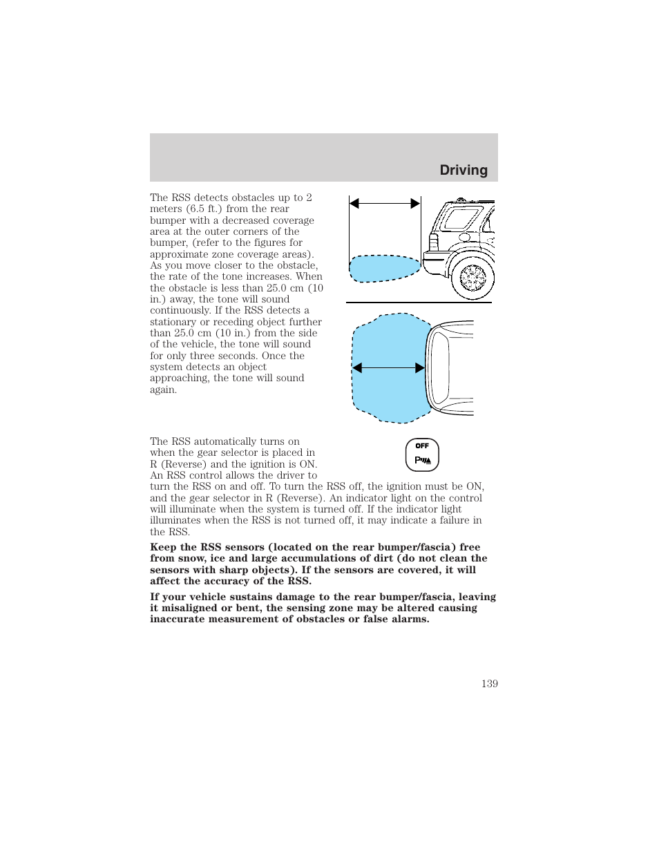 Driving | FORD 2003 Escape v.3 User Manual | Page 139 / 240