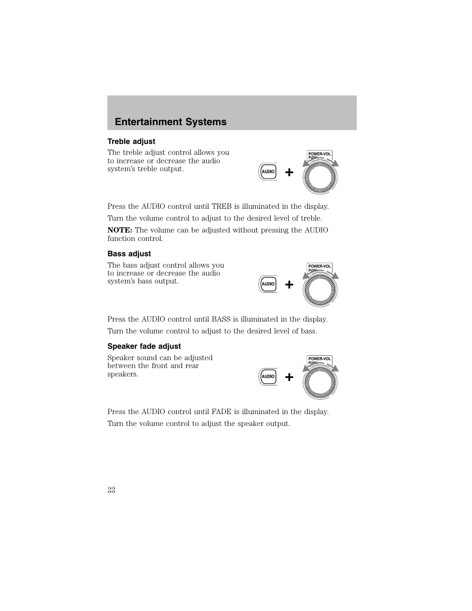 Entertainment systems | FORD 2003 Escort User Manual | Page 22 / 184