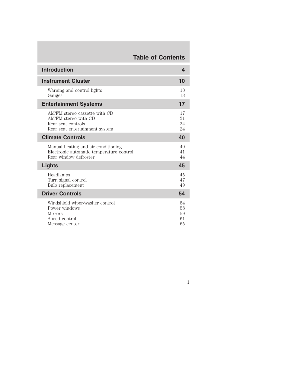FORD 2003 Excursion v.1 User Manual | 240 pages