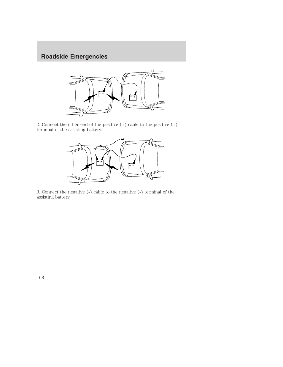 Roadside emergencies | FORD 2003 Excursion v.1 User Manual | Page 168 / 240