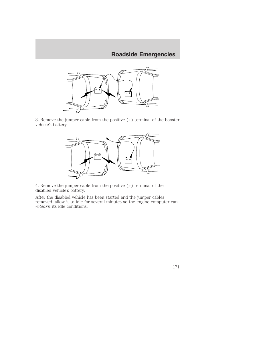 Roadside emergencies | FORD 2003 Excursion v.1 User Manual | Page 171 / 240