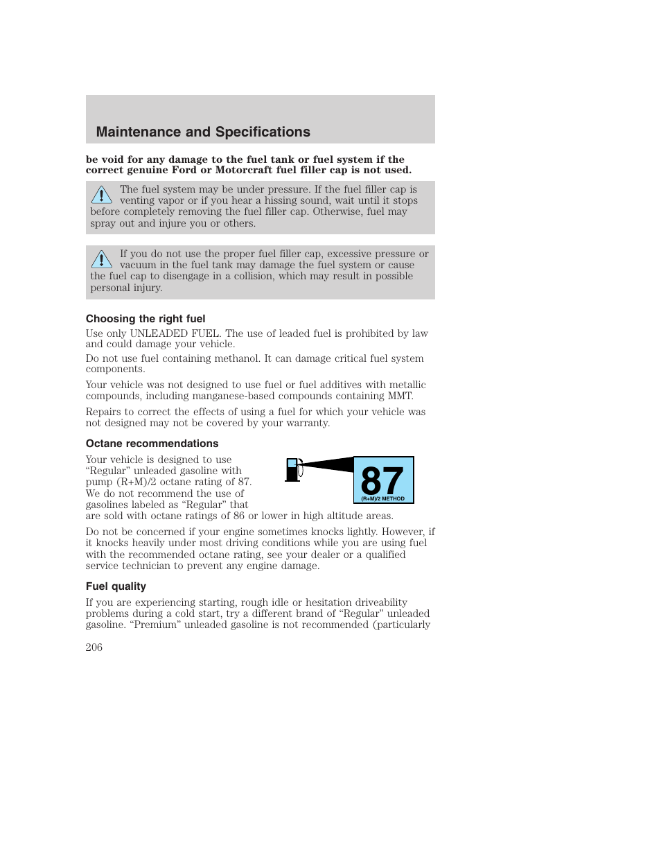 FORD 2003 Excursion v.1 User Manual | Page 206 / 240