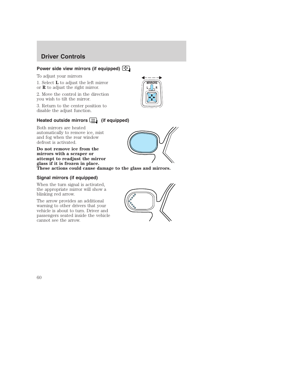 Driver controls | FORD 2003 Excursion v.1 User Manual | Page 60 / 240