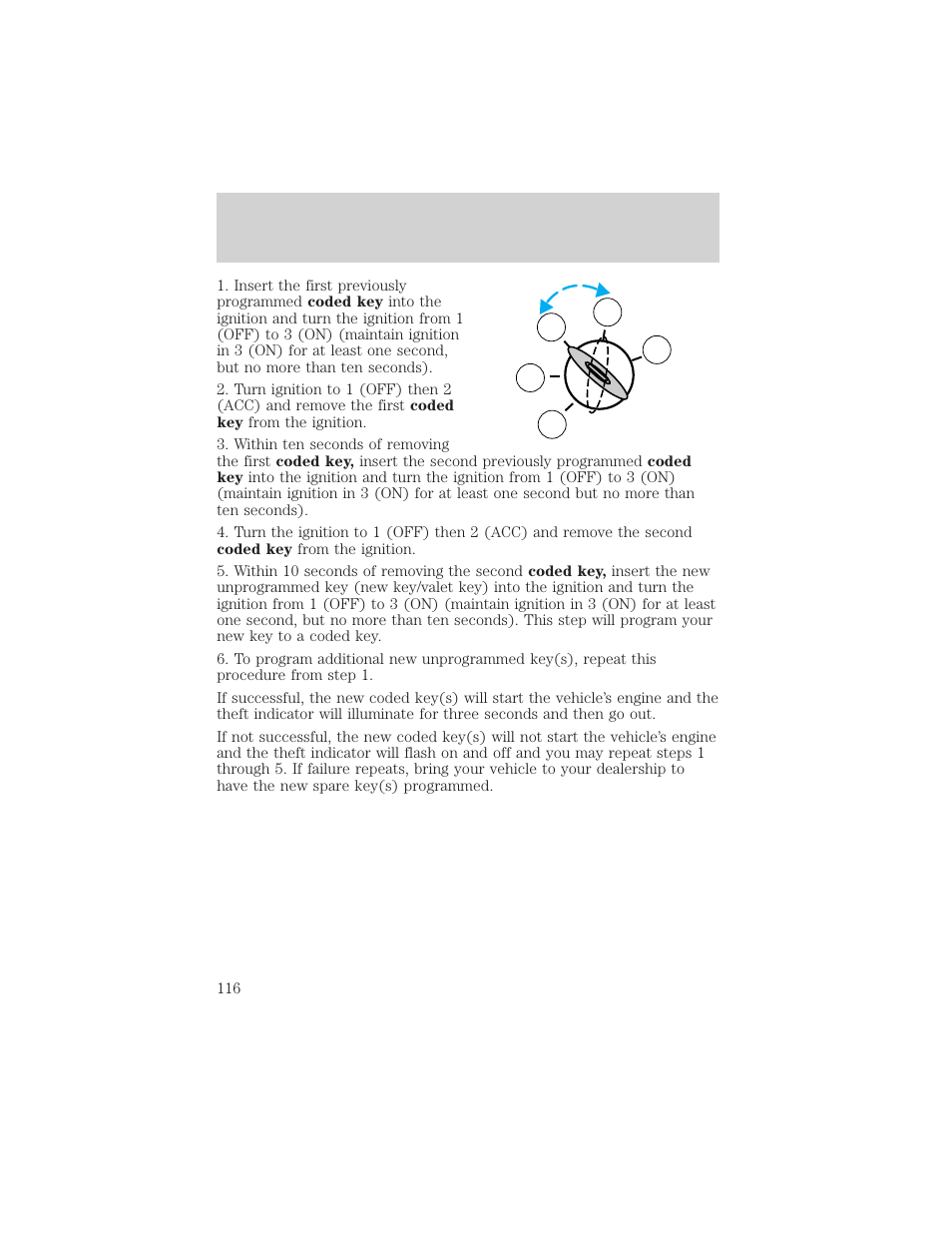 Locks and security | FORD 2003 Excursion v.2 User Manual | Page 116 / 272