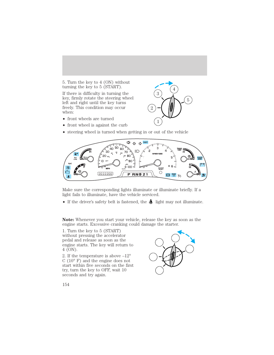 Driving | FORD 2003 Excursion v.2 User Manual | Page 154 / 272