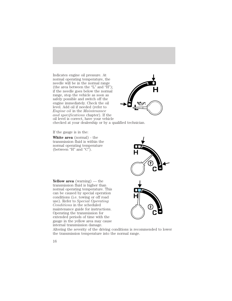 Instrument cluster | FORD 2003 Excursion v.2 User Manual | Page 16 / 272