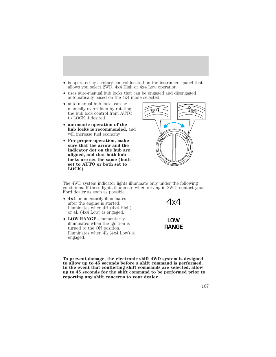 Driving | FORD 2003 Excursion v.2 User Manual | Page 167 / 272