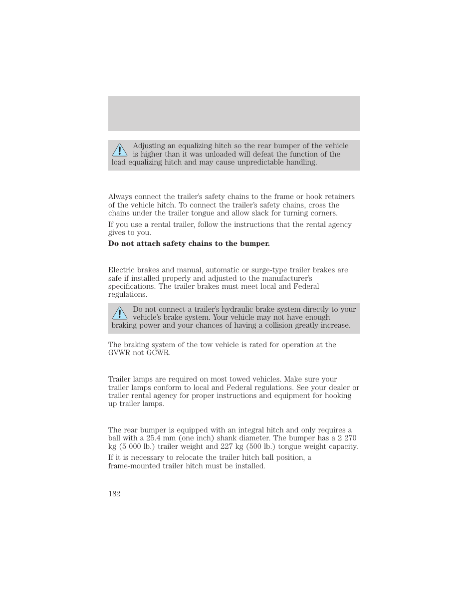 Driving | FORD 2003 Excursion v.2 User Manual | Page 182 / 272