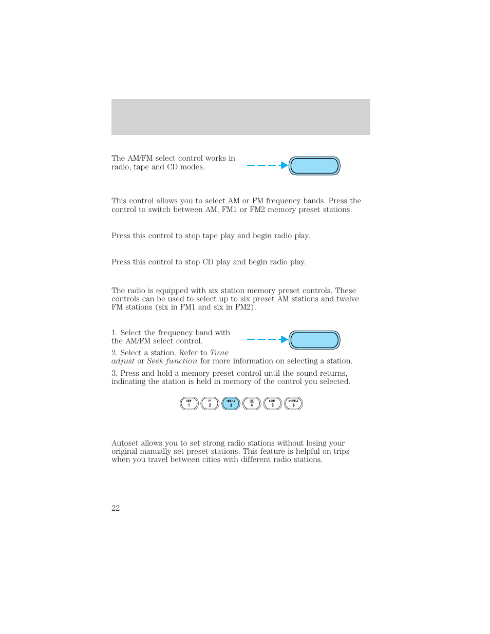 Entertainment systems | FORD 2003 Excursion v.2 User Manual | Page 22 / 272