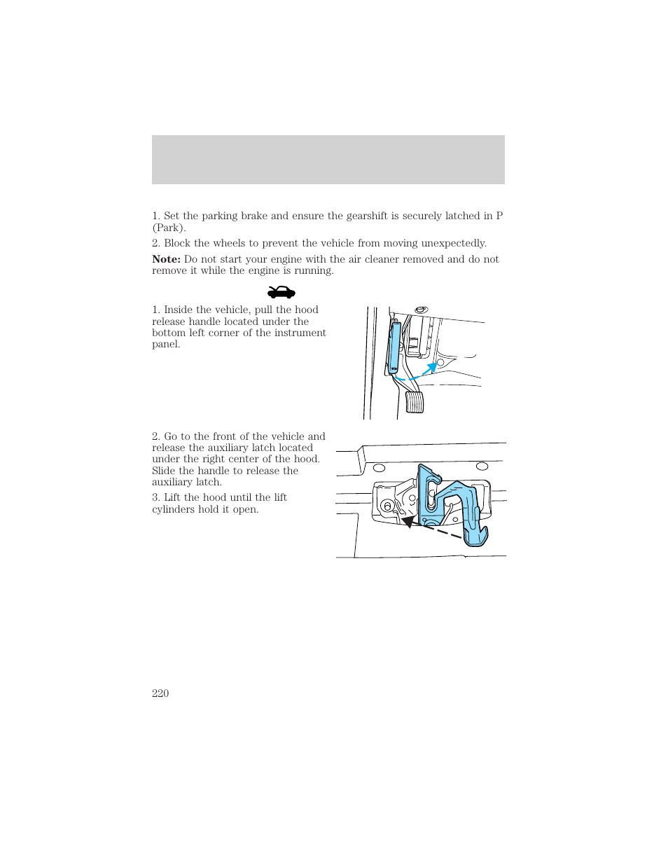 Maintenance and specifications | FORD 2003 Excursion v.2 User Manual | Page 220 / 272