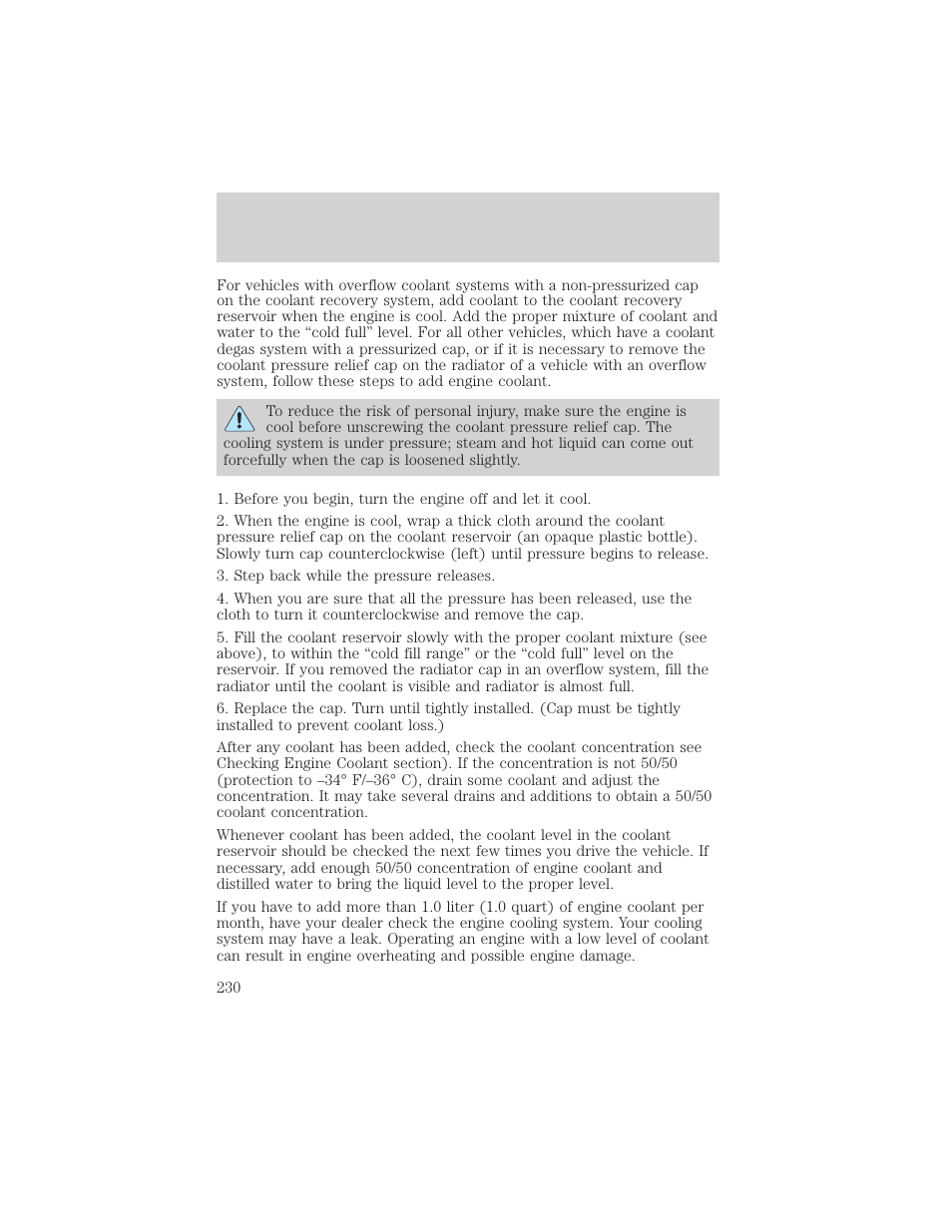 Maintenance and specifications | FORD 2003 Excursion v.2 User Manual | Page 230 / 272