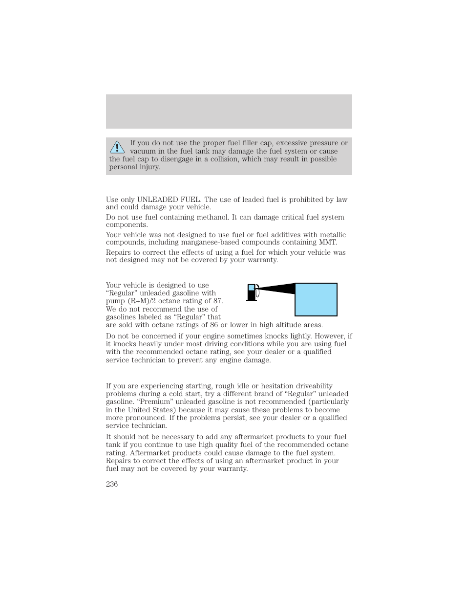 FORD 2003 Excursion v.2 User Manual | Page 236 / 272