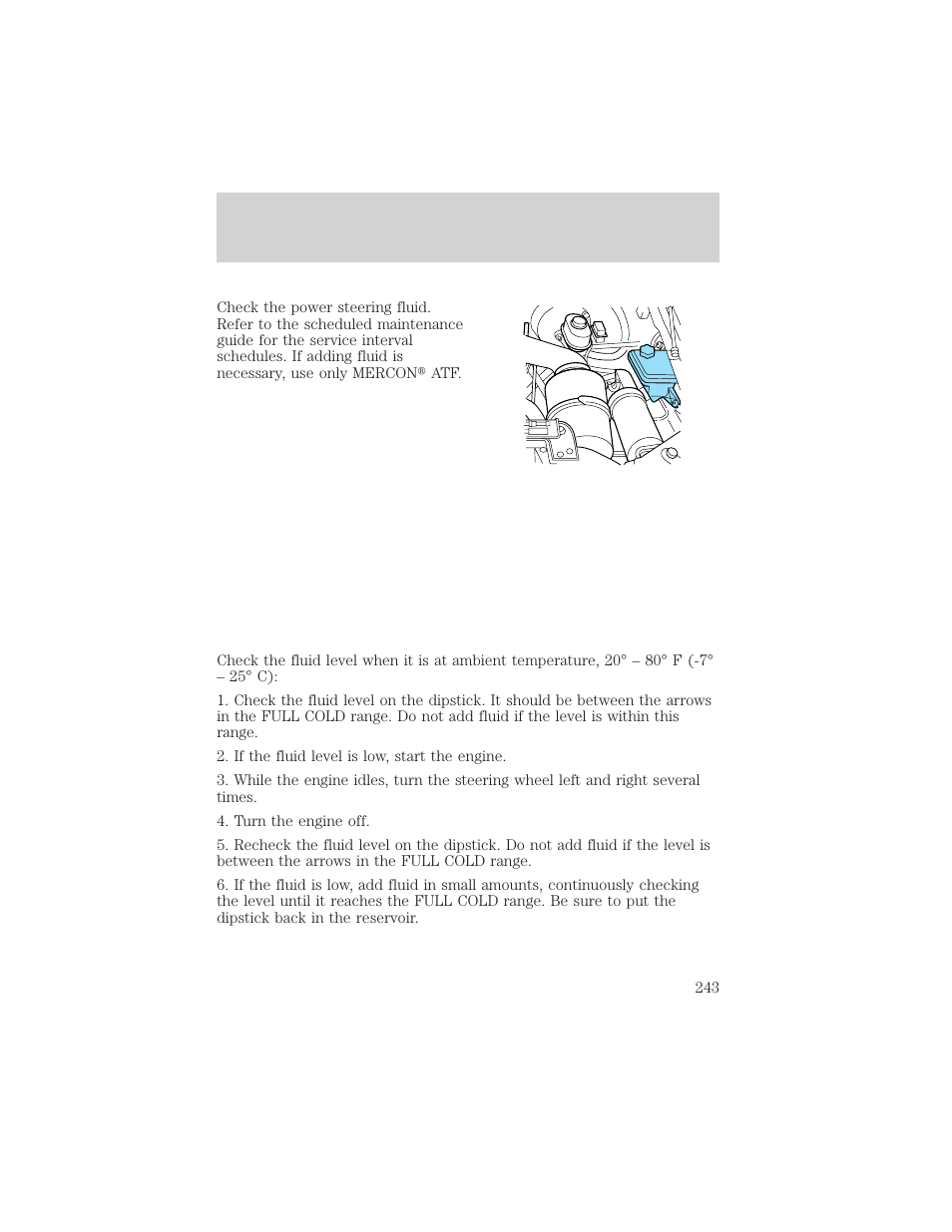 Maintenance and specifications | FORD 2003 Excursion v.2 User Manual | Page 243 / 272