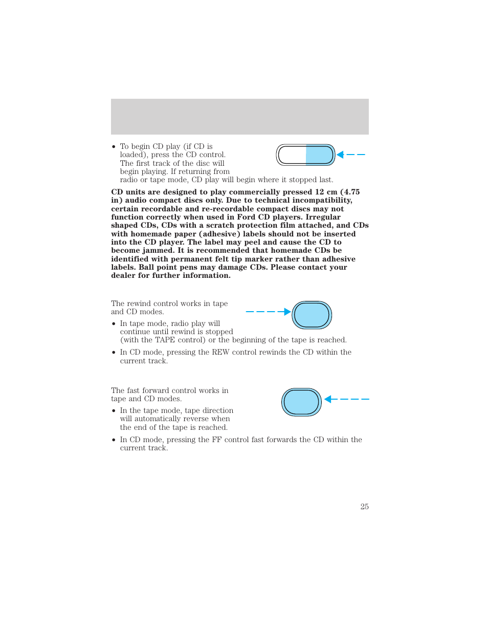 Entertainment systems | FORD 2003 Excursion v.2 User Manual | Page 25 / 272