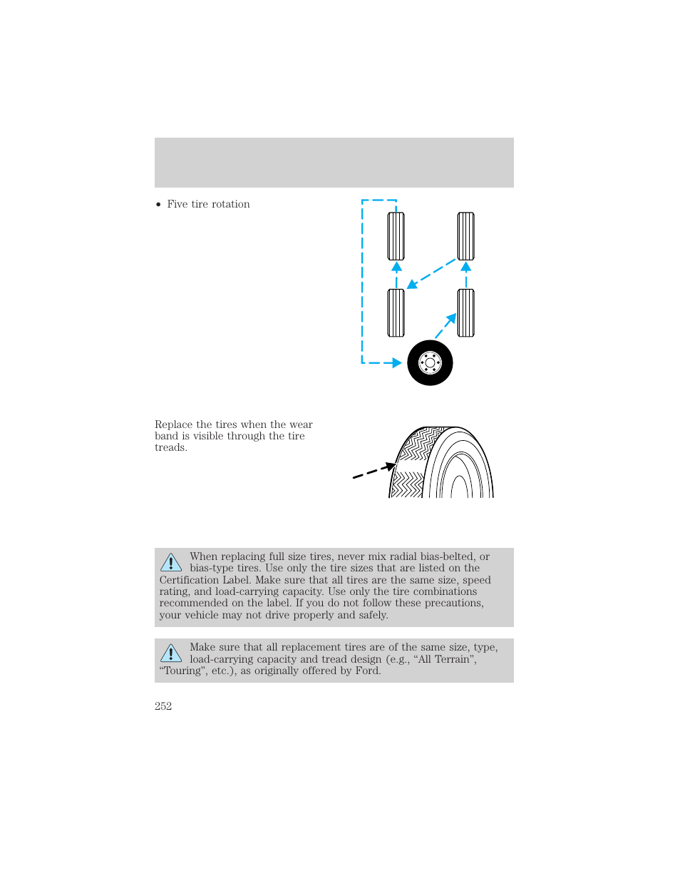 Maintenance and specifications | FORD 2003 Excursion v.2 User Manual | Page 252 / 272