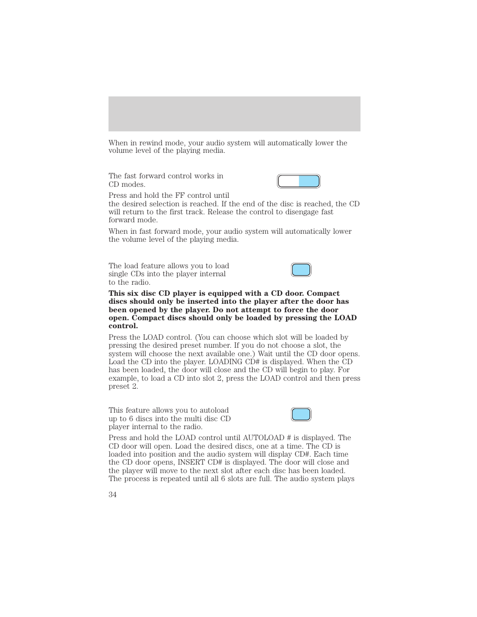 Entertainment systems | FORD 2003 Excursion v.2 User Manual | Page 34 / 272