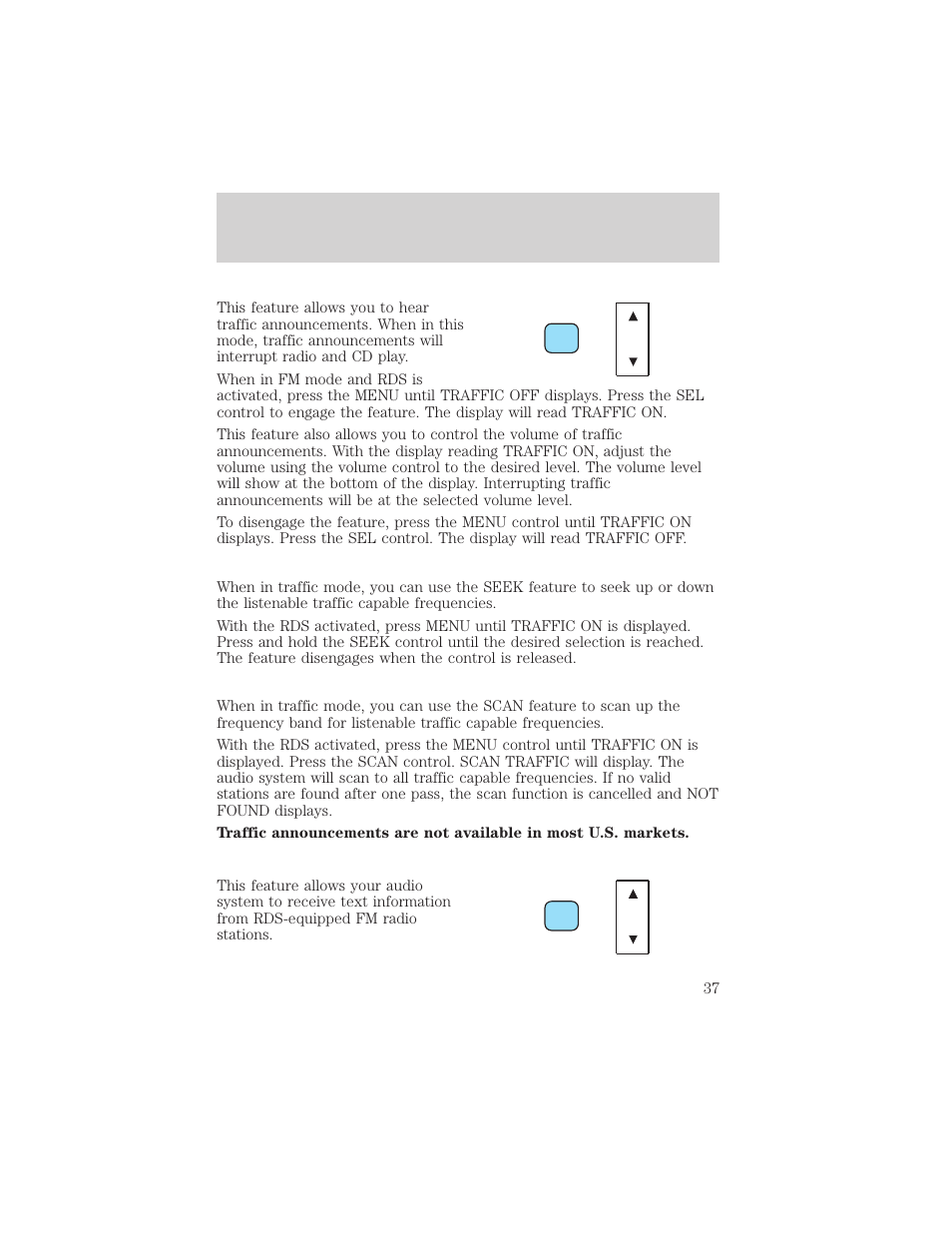 Entertainment systems | FORD 2003 Excursion v.2 User Manual | Page 37 / 272