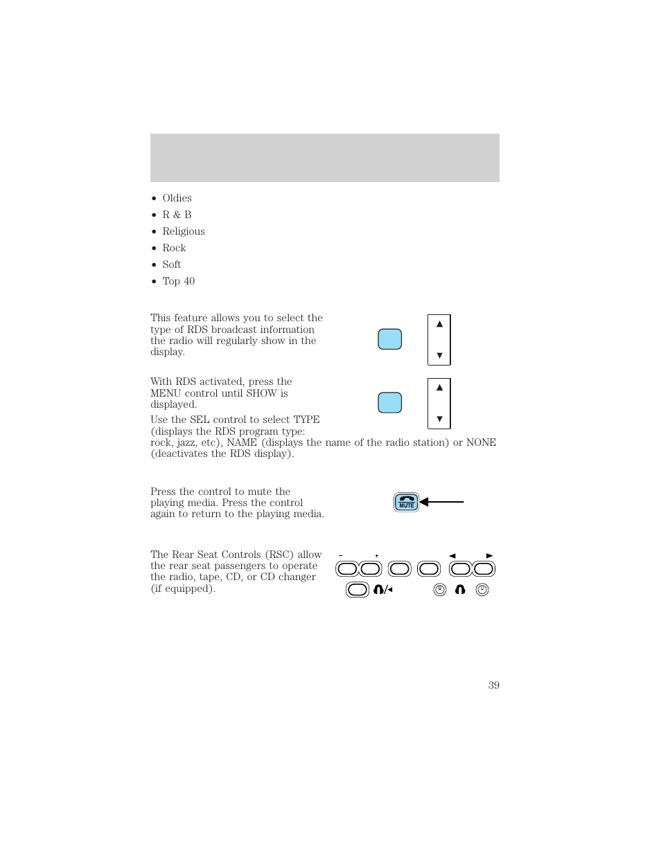 Entertainment systems | FORD 2003 Excursion v.2 User Manual | Page 39 / 272