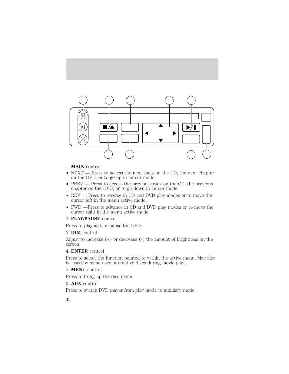 Entertainment systems | FORD 2003 Excursion v.2 User Manual | Page 42 / 272