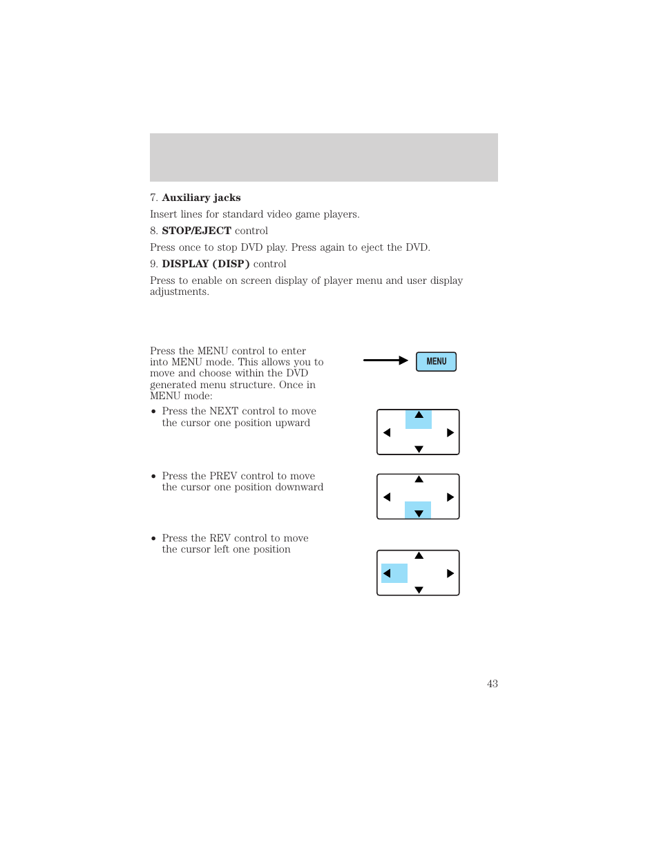 Entertainment systems | FORD 2003 Excursion v.2 User Manual | Page 43 / 272