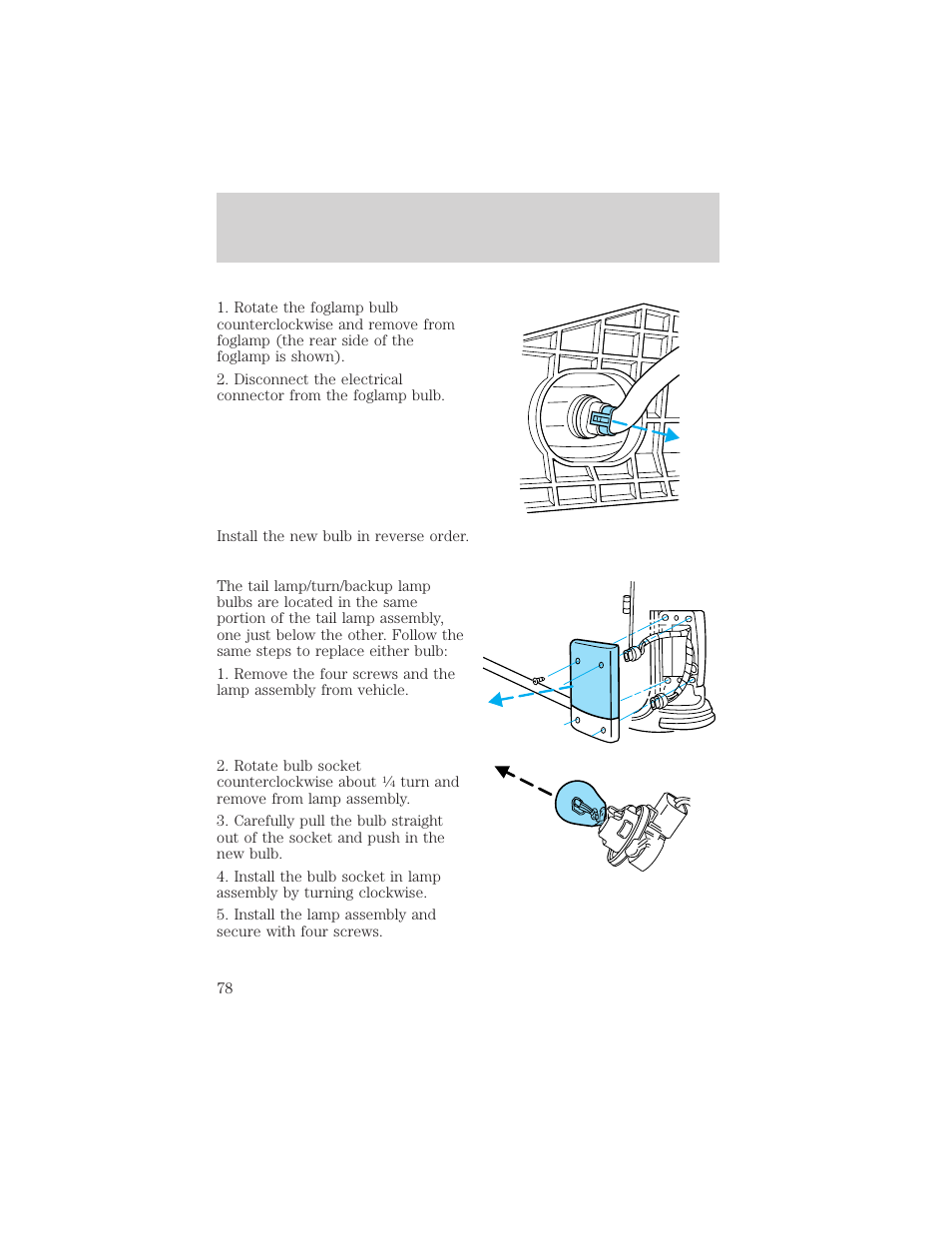 Lights | FORD 2003 Excursion v.2 User Manual | Page 78 / 272