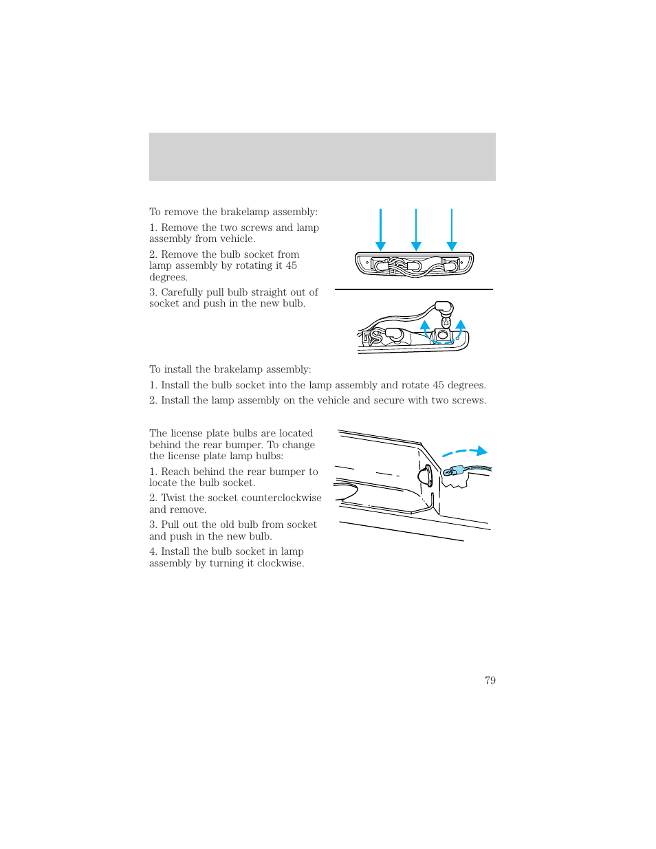 Lights | FORD 2003 Excursion v.2 User Manual | Page 79 / 272