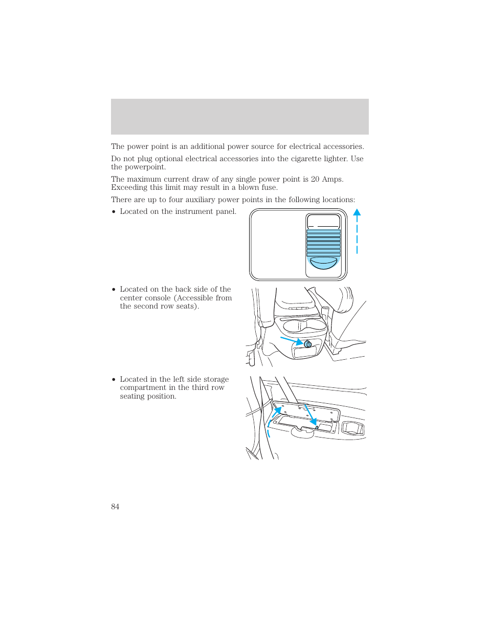 Driver controls | FORD 2003 Excursion v.2 User Manual | Page 84 / 272