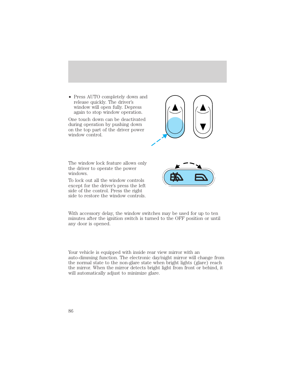 Driver controls | FORD 2003 Excursion v.2 User Manual | Page 86 / 272