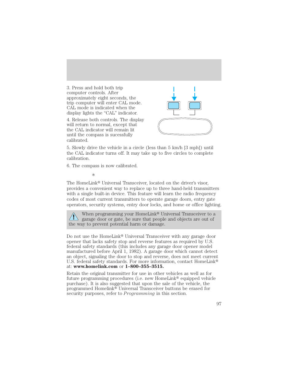 Driver controls | FORD 2003 Excursion v.2 User Manual | Page 97 / 272